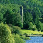 Glendalough Tower, Lower Lake, Wild Wicklow Tours.