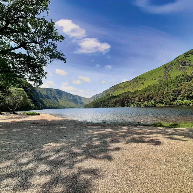 Glendalough Upper Lake, Wild Wicklow Tours.