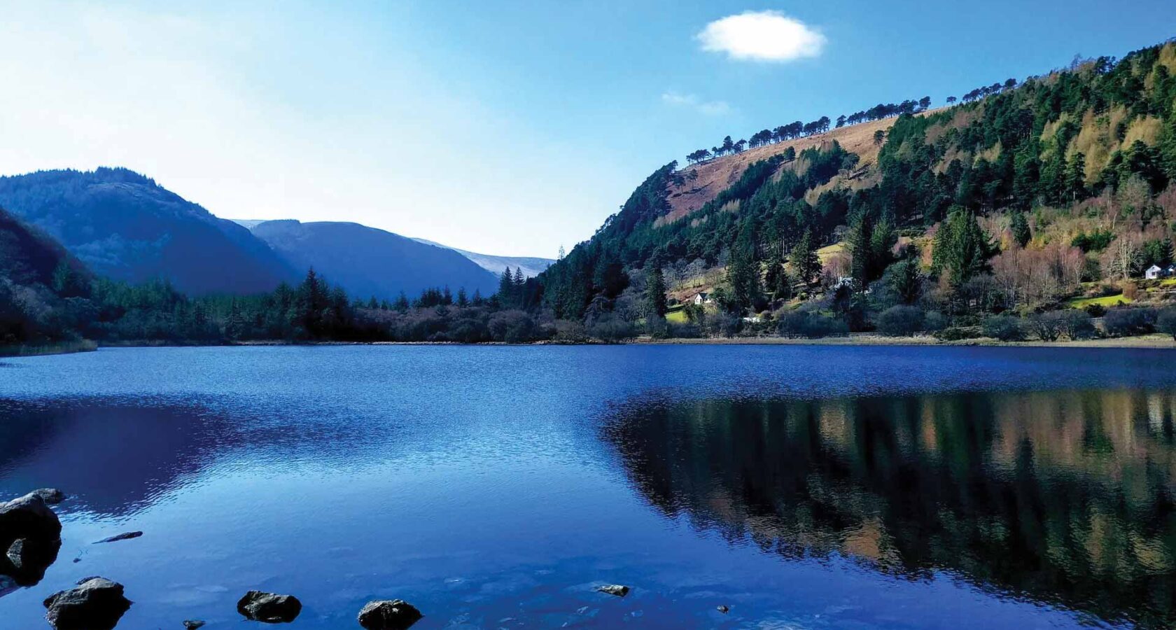 Glendalough Upper Lake, Wild Wicklow Tours.