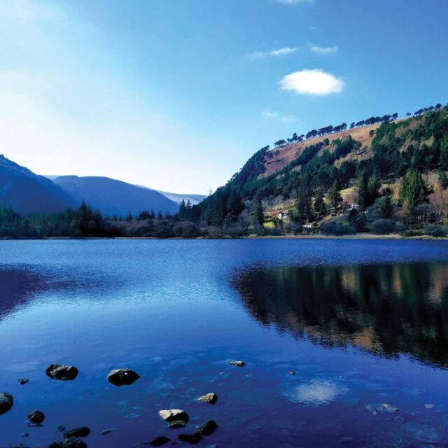 Glendalough Upper Lake, Wild Wicklow Tours.