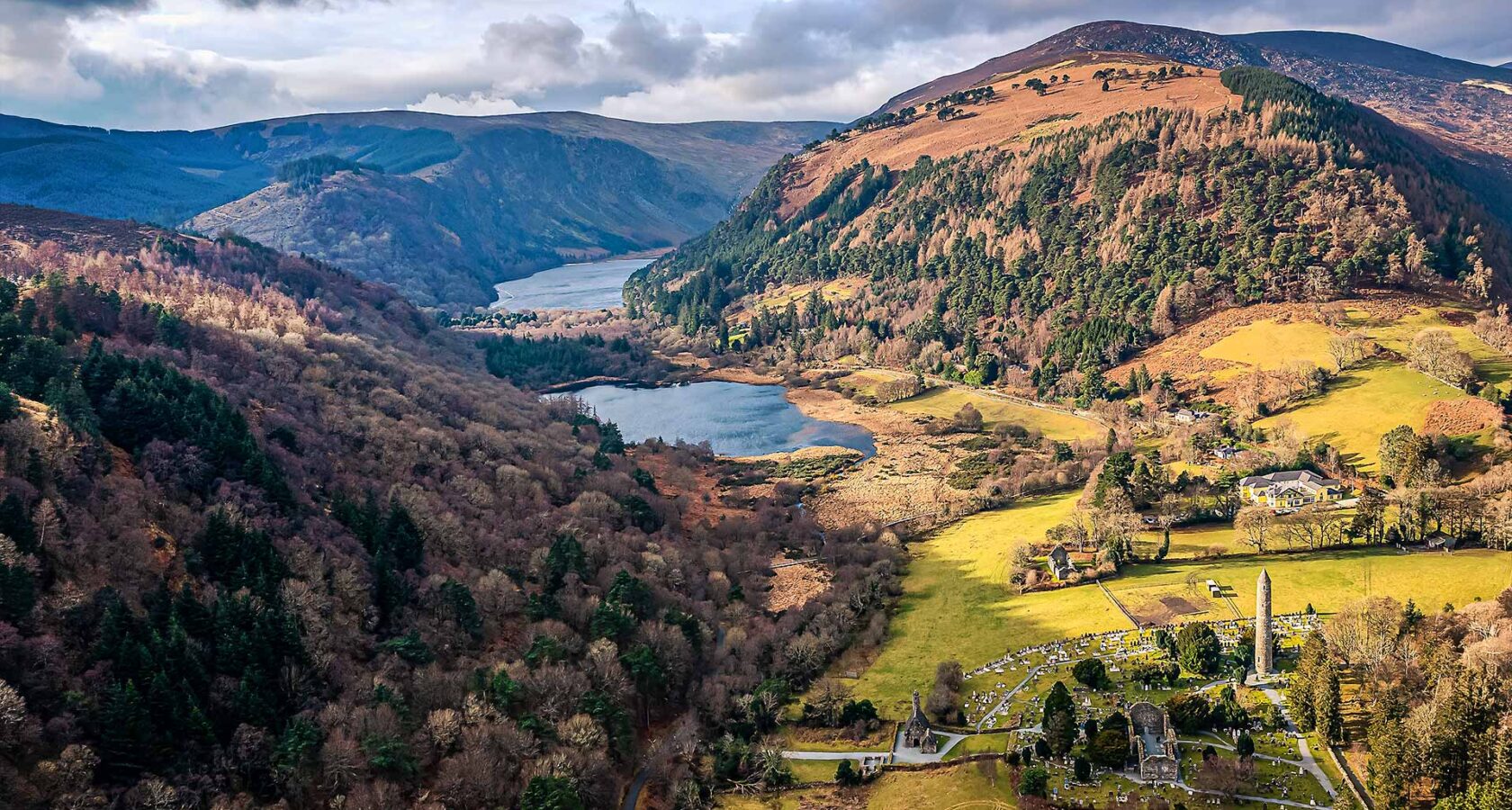 Glendalough Valley, Wicklow Mountains, Ireland.