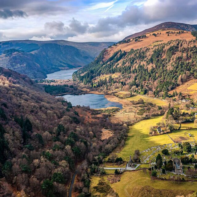 Glendalough Valley, Wicklow Mountains, Ireland.